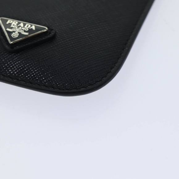 PRADA Safiano leather iPhone Case Black 2ARD62 Auth ac2881 - Picture 7 of 16